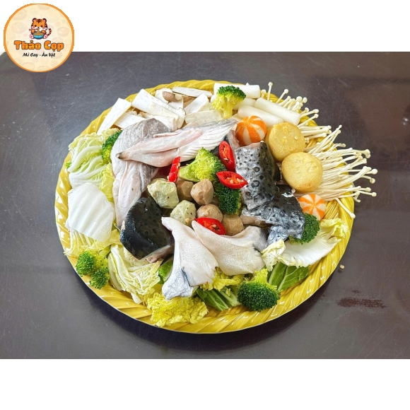 Lẩu Kim Chi Đầu Cá Hồi