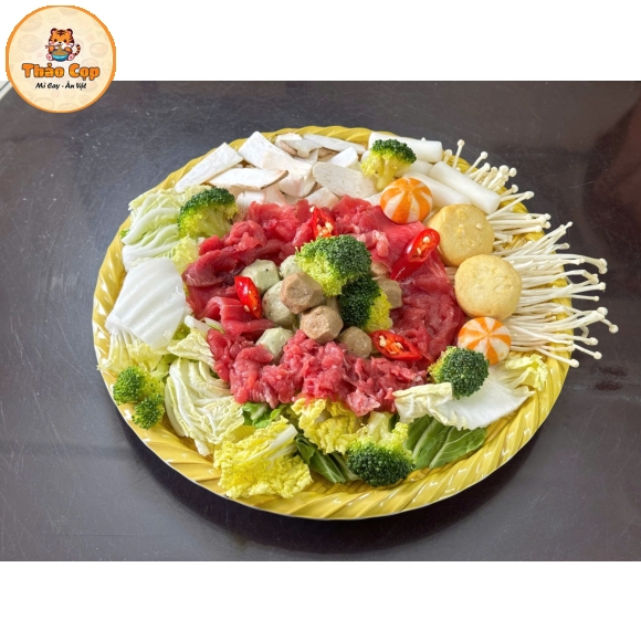 Lẩu Kim Chi Thập Cẩm Bò Mỹ (Bò Lạt)